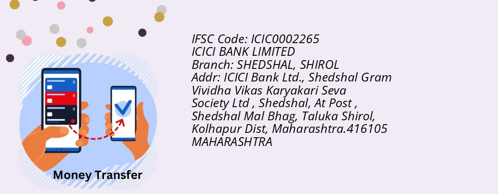 Find ICICI BANK IFSC Code SHIROL - SHEDSHAL Branch Find ICICI BANK IFSC Code SHIROL - SHEDSHAL Branch