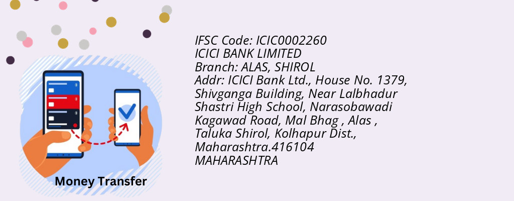 Find ICICI BANK IFSC Code SHIROL - ALAS Branch