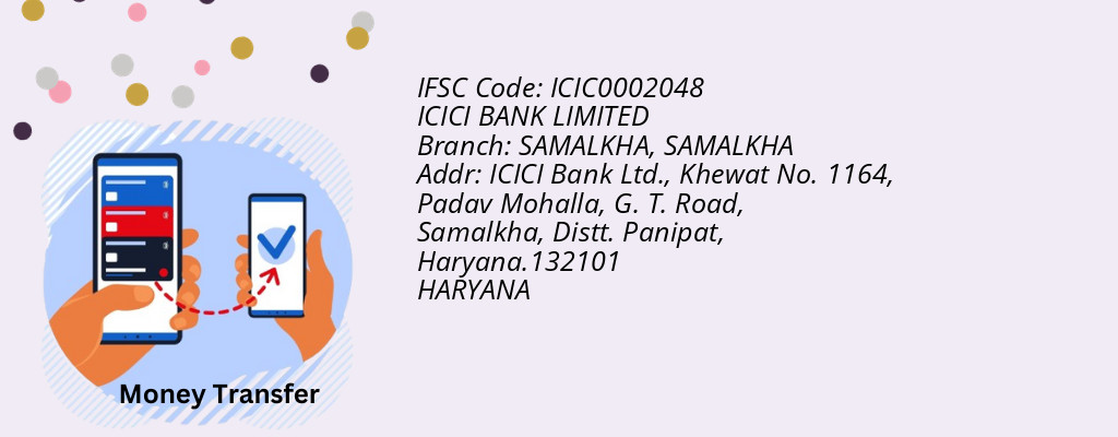 Find ICICI BANK IFSC Code SAMALKHA - SAMALKHA Branch
