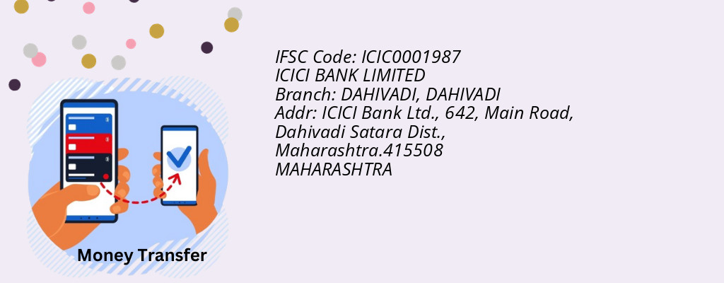Find ICICI BANK IFSC Code DAHIVADI - DAHIVADI Branch Find ICICI BANK IFSC Code DAHIVADI - DAHIVADI Branch