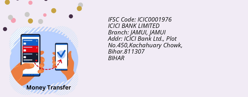 Find ICICI BANK IFSC Code JAMUI - JAMUI Branch