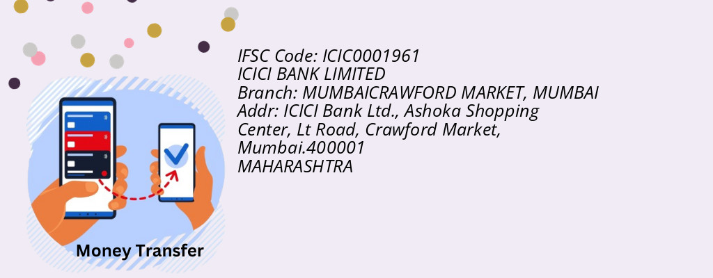Find ICICI BANK IFSC Code MUMBAI - MUMBAICRAWFORD MARKET Branch Find ICICI BANK IFSC Code MUMBAI - MUMBAICRAWFORD MARKET Branch