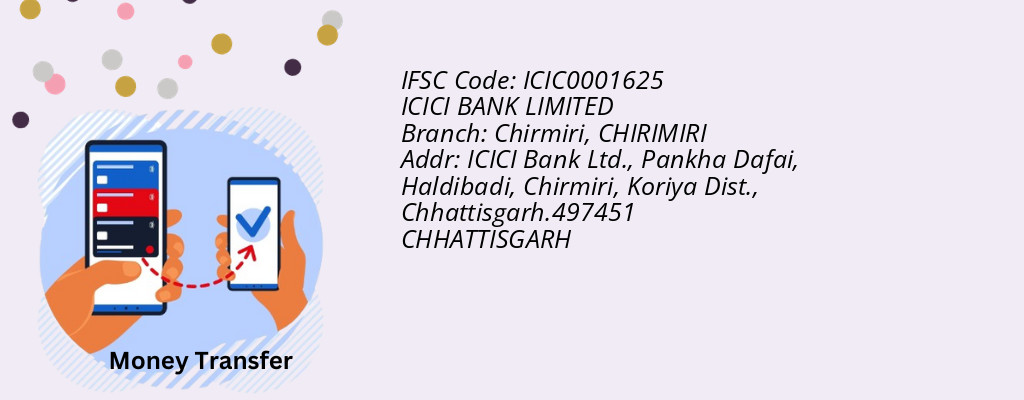 Find ICICI BANK IFSC Code CHIRIMIRI - Chirmiri Branch Find ICICI BANK IFSC Code CHIRIMIRI - Chirmiri Branch