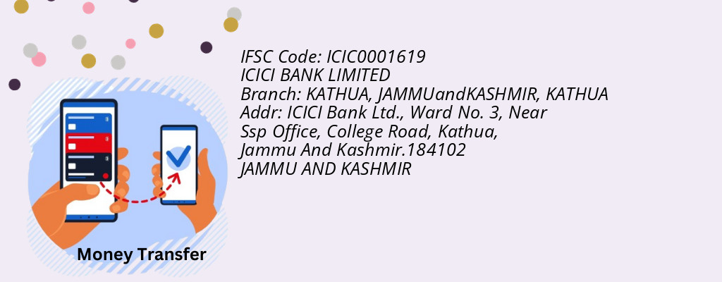 Find ICICI BANK IFSC Code KATHUA - KATHUA, JAMMUandKASHMIR Branch