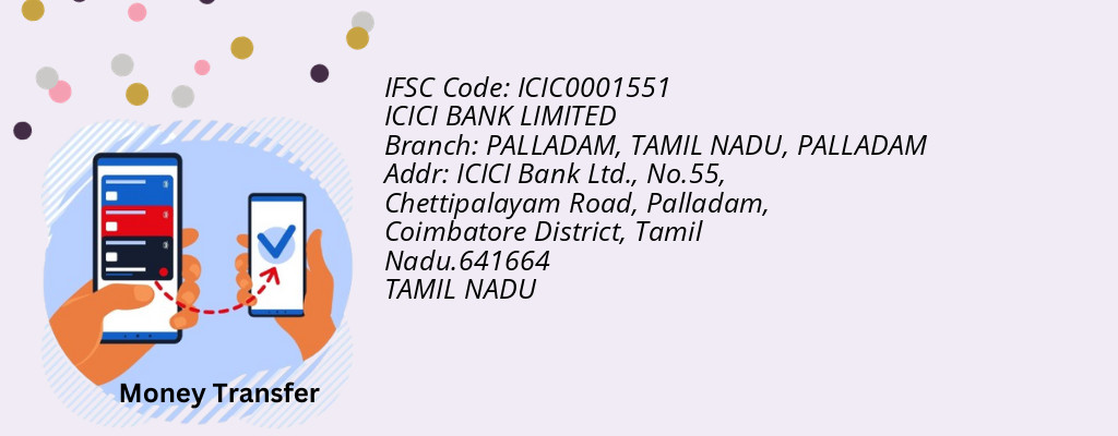 Find ICICI BANK IFSC Code PALLADAM - PALLADAM, TAMIL NADU Branch Find ICICI BANK IFSC Code PALLADAM - PALLADAM, TAMIL NADU Branch