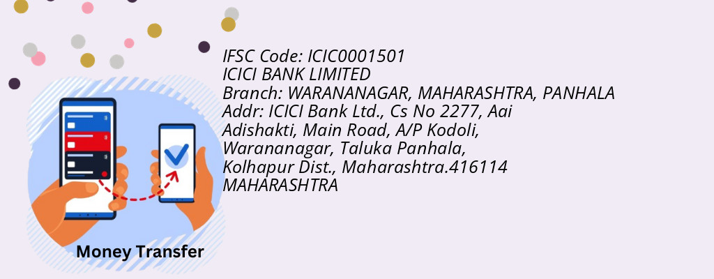 Find ICICI BANK IFSC Code PANHALA - WARANANAGAR, MAHARASHTRA Branch