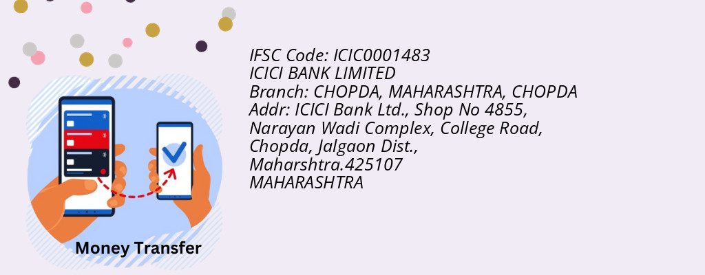 Find ICICI BANK IFSC Code CHOPDA - CHOPDA, MAHARASHTRA Branch Find ICICI BANK IFSC Code CHOPDA - CHOPDA, MAHARASHTRA Branch