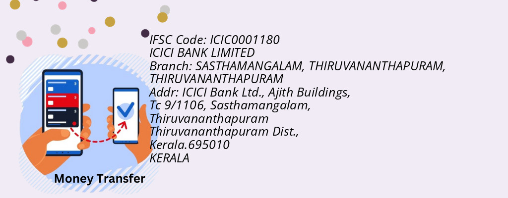 Find ICICI BANK IFSC Code THIRUVANANTHAPURAM - SASTHAMANGALAM, THIRUVANANTHAPURAM Branch