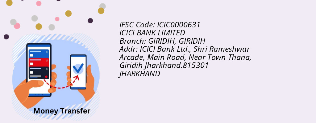 Find ICICI BANK IFSC Code GIRIDIH - GIRIDIH Branch Find ICICI BANK IFSC Code GIRIDIH - GIRIDIH Branch