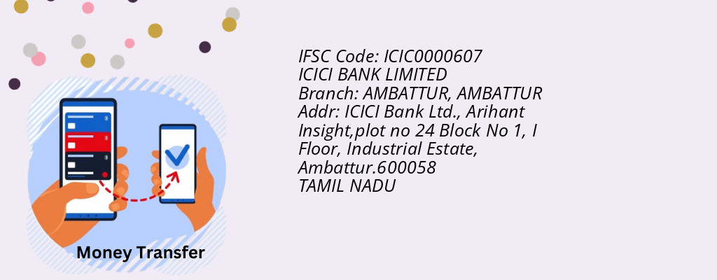 Find ICICI BANK IFSC Code AMBATTUR - AMBATTUR Branch