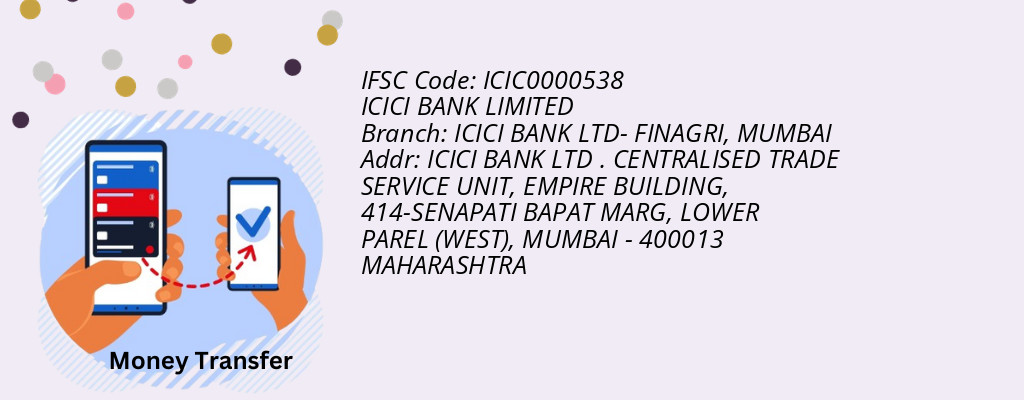 Find ICICI BANK IFSC Code MUMBAI - ICICI BANK LTD- FINAGRI Branch Find ICICI BANK IFSC Code MUMBAI - ICICI BANK LTD- FINAGRI Branch