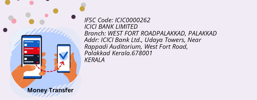 Find ICICI BANK IFSC Code PALAKKAD - WEST FORT ROADPALAKKAD Branch