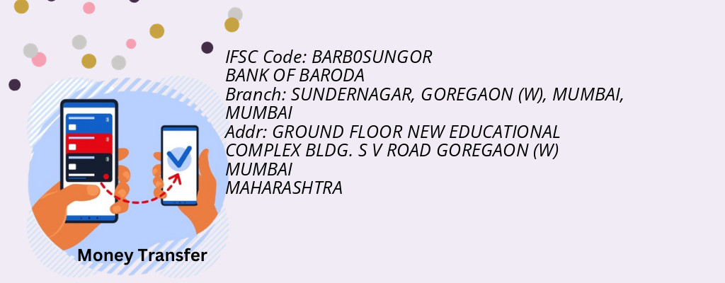 Find BANK OF BARODA IFSC Code MUMBAI - SUNDERNAGAR, GOREGAON (W), MUMBAI Branch Find BANK OF BARODA IFSC Code MUMBAI - SUNDERNAGAR, GOREGAON (W), MUMBAI Branch