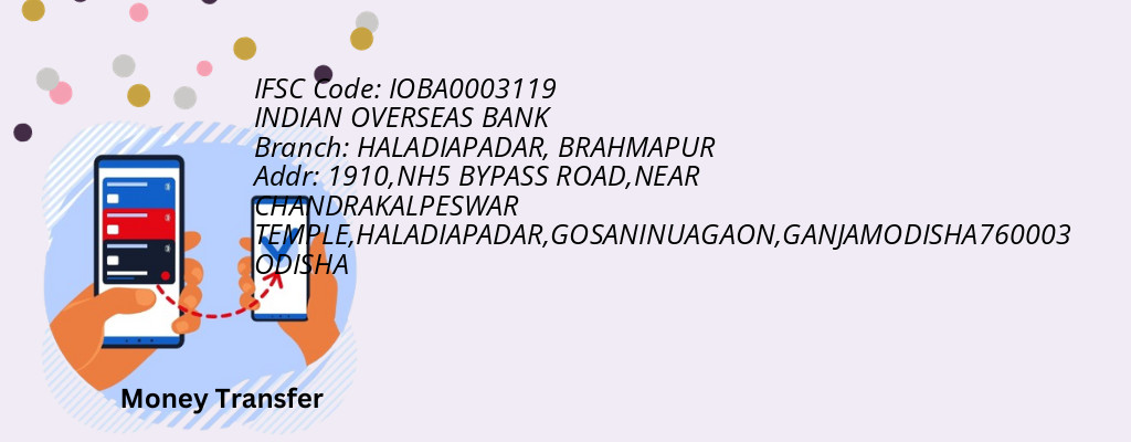 Find INDIAN OVERSEAS BANK IFSC Code BRAHMAPUR - HALADIAPADAR Branch Find INDIAN OVERSEAS BANK IFSC Code BRAHMAPUR - HALADIAPADAR Branch