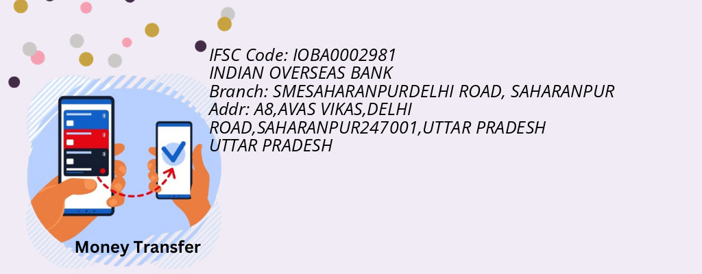 Find INDIAN OVERSEAS BANK IFSC Code SAHARANPUR - SMESAHARANPURDELHI ROAD Branch Find INDIAN OVERSEAS BANK IFSC Code SAHARANPUR - SMESAHARANPURDELHI ROAD Branch