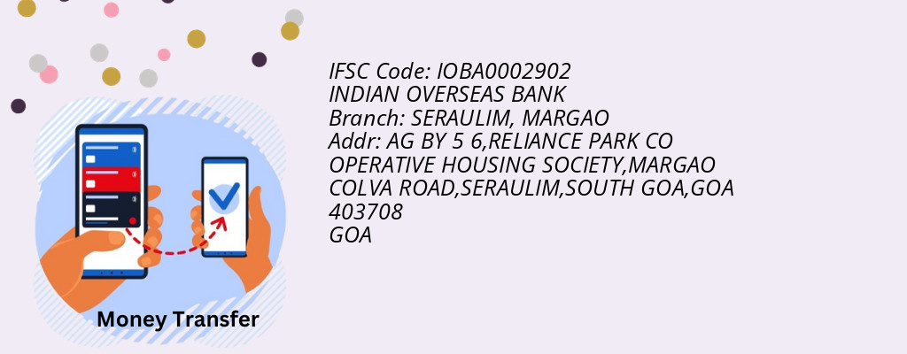 Find INDIAN OVERSEAS BANK IFSC Code MARGAO - SERAULIM Branch Find INDIAN OVERSEAS BANK IFSC Code MARGAO - SERAULIM Branch