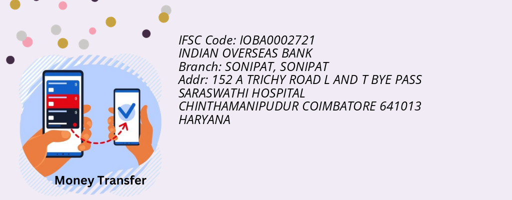 Find INDIAN OVERSEAS BANK IFSC Code SONIPAT - SONIPAT Branch Find INDIAN OVERSEAS BANK IFSC Code SONIPAT - SONIPAT Branch