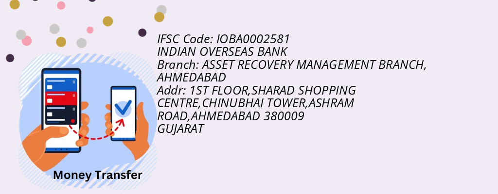 Find INDIAN OVERSEAS BANK IFSC Code AHMEDABAD - ASSET RECOVERY MANAGEMENT BRANCH Branch Find INDIAN OVERSEAS BANK IFSC Code AHMEDABAD - ASSET RECOVERY MANAGEMENT BRANCH Branch