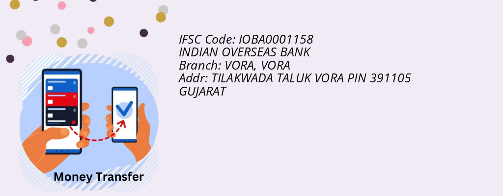 Find INDIAN OVERSEAS BANK IFSC Code VORA - VORA Branch