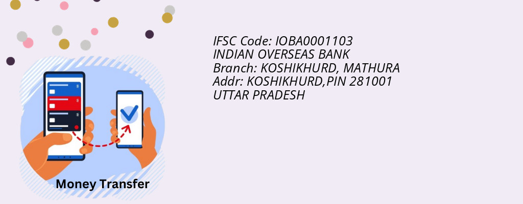 Find INDIAN OVERSEAS BANK IFSC Code MATHURA - KOSHIKHURD Branch Find INDIAN OVERSEAS BANK IFSC Code MATHURA - KOSHIKHURD Branch