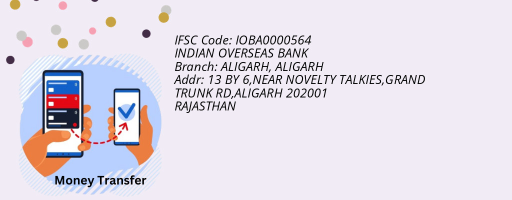 Find INDIAN OVERSEAS BANK IFSC Code ALIGARH - ALIGARH Branch